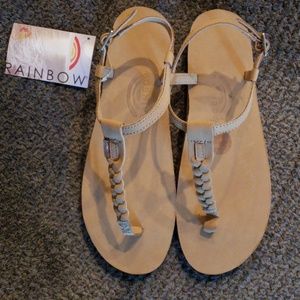 Rainbow T Street sandals size L-10